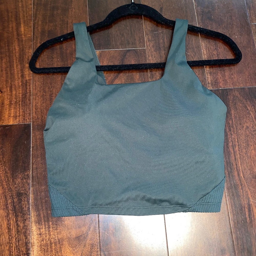 Green Workout Tank Top